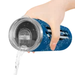 custom dallas mavericks star pop blue black skinny tumbler best selling 1.webp