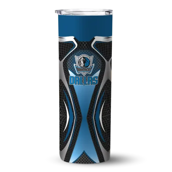 custom dallas mavericks superman emblem blue black skinny tumbler best selling 1.webp