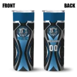 custom dallas mavericks superman emblem blue black skinny tumbler best selling 1.webp