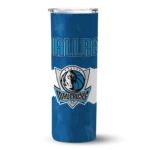 custom dallas mavericks torn band blue white skinny tumbler best selling 1.webp