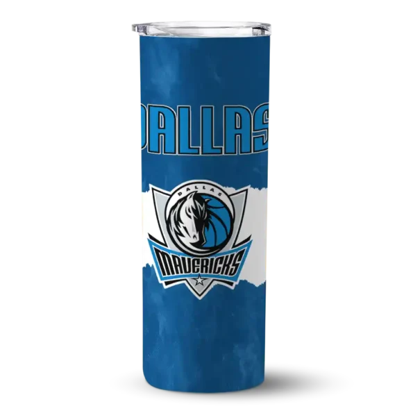 custom dallas mavericks torn band blue white skinny tumbler best selling 1.webp