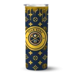 custom denver nuggets camo streak blue skinny tumbler best selling 1.webp
