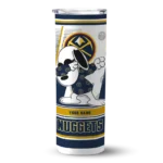 custom denver nuggets snoopy dog blue white skinny tumbler best selling 1.webp