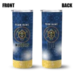 custom denver nuggets starburst tiles blue skinny tumbler best selling 1.webp
