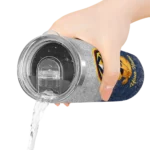 custom denver nuggets winnie the pooh blue gray skinny tumbler best selling 1.webp