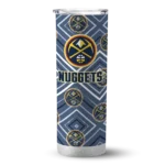 custom denver nuggets zipper leopard blue skinny tumbler best selling 1.webp