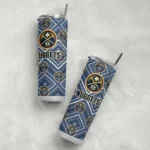 custom denver nuggets zipper leopard blue skinny tumbler best selling 1.webp