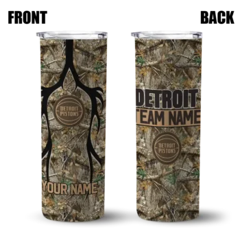 custom detroit pistons antler flow camo skinny tumbler fashion forward.webp