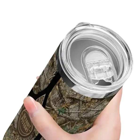custom detroit pistons antler flow camo skinny tumbler high quality.webp