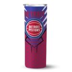 custom detroit pistons chevron stripes red skinny tumbler best selling 1.webp