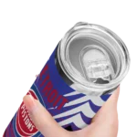 custom detroit pistons chevron stripes red skinny tumbler best selling 1.webp