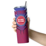 custom detroit pistons chevron stripes red skinny tumbler best selling 1.webp