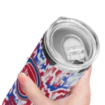 custom detroit pistons claw marks red white skinny tumbler best selling 1.webp