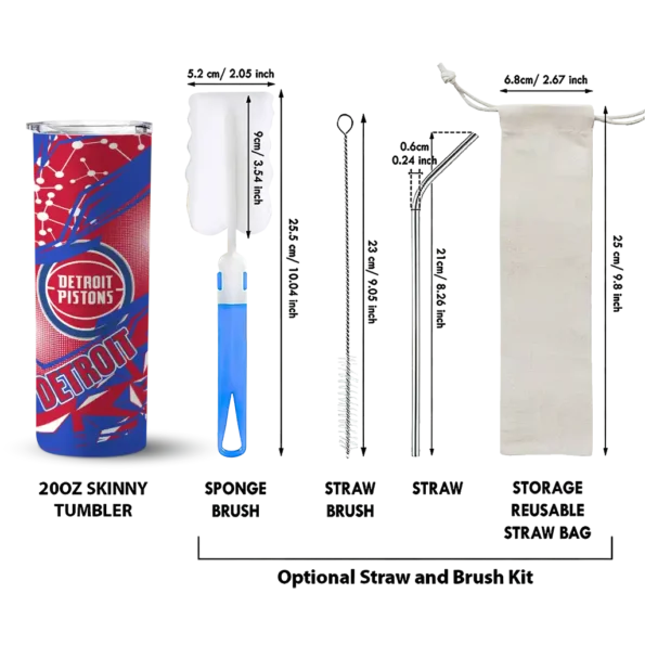 custom detroit pistons helmet clash red skinny tumbler new arrival.webp