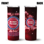 custom detroit pistons rose romance red black skinny tumbler best selling 1.webp
