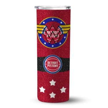 custom detroit pistons star cluster red skinny tumbler best selling 1.webp