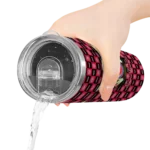 custom detroit pistons yoda cozy red black skinny tumbler best selling 1.webp