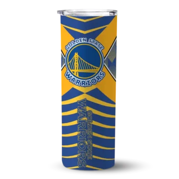 custom golden state warriors camo texture blue skinny tumbler best selling 1.webp