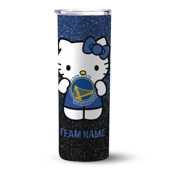 custom golden state warriors hello kitty blue black skinny tumbler best selling 1.webp