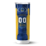 custom golden state warriors stacked diamond blue skinny tumbler best selling 1.webp