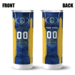 custom golden state warriors stacked diamond blue skinny tumbler best selling 1.webp