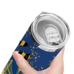 custom golden state warriors star pop blue black skinny tumbler best selling 1.webp
