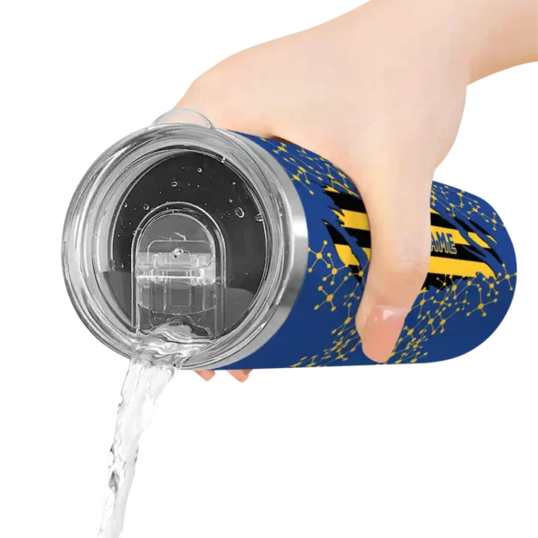 custom golden state warriors star pop blue black skinny tumbler latest model.webp