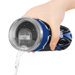 custom golden state warriors superman emblem blue black skinny tumbler best selling 1.webp