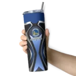 custom golden state warriors superman emblem blue black skinny tumbler best selling 1.webp