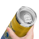 custom golden state warriors swirl texture blue skinny tumbler best selling 1.webp