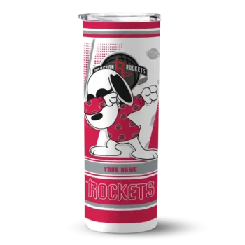 custom houston rockets snoopy dog red white skinny tumbler best selling 1.webp