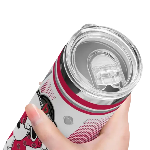 custom houston rockets snoopy dog red white skinny tumbler high quality.webp