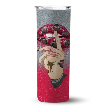custom houston rockets sparkle lips red skinny tumbler best selling 1.webp