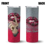 custom houston rockets sparkle lips red skinny tumbler best selling 1.webp