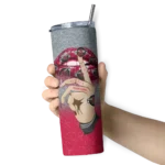 custom houston rockets sparkle lips red skinny tumbler best selling 1.webp