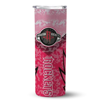 custom houston rockets spiral burst print red skinny tumbler best selling 1.webp