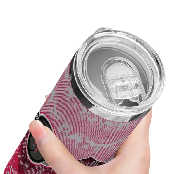 custom houston rockets spiral burst print red skinny tumbler high quality.webp