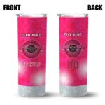 custom houston rockets starburst tiles red skinny tumbler best selling 1.webp