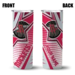 custom houston rockets web stripes red white skinny tumbler best selling 1.webp