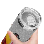 custom houston rockets winnie the pooh red gray skinny tumbler best selling 1.webp