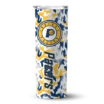 custom indiana pacers claw marks blue white skinny tumbler best selling 1.webp