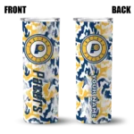 custom indiana pacers claw marks blue white skinny tumbler best selling 1.webp