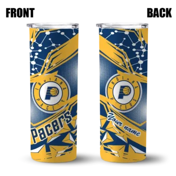 custom indiana pacers helmet clash blue skinny tumbler fashion forward.webp