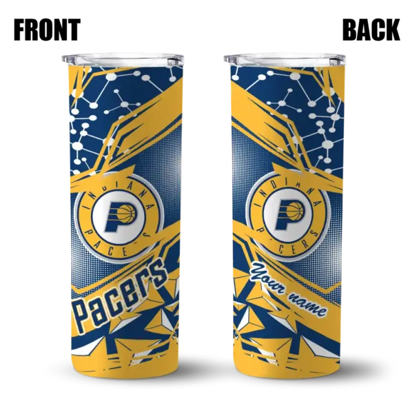 custom indiana pacers helmet clash blue skinny tumbler fashion forward.webp