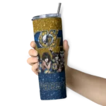 custom indiana pacers kiss band yellow skinny tumbler best selling 1.webp