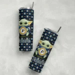 custom indiana pacers yoda cozy blue black skinny tumbler best selling 1.webp
