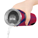 custom los angeles clippers camo texture red skinny tumbler best selling 1.webp