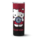 custom los angeles clippers hello kitty red black skinny tumbler best selling 1.webp