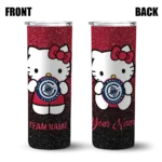 custom los angeles clippers hello kitty red black skinny tumbler best selling 1.webp