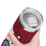 custom los angeles clippers hello kitty red black skinny tumbler best selling 1.webp
